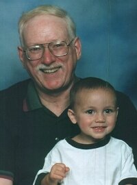 My grandson and me.